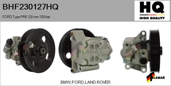 Hydraulic Pump, steering (BHF230127HQ)