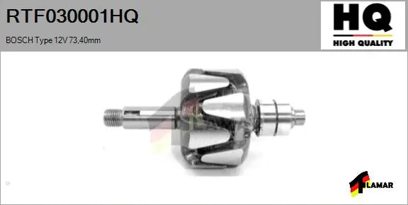 Rotor, alternator (RTF030001HQ)