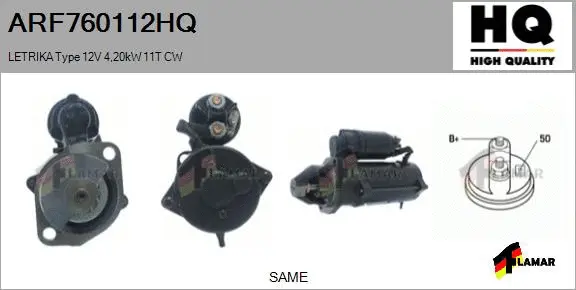 Starter (ARF760112HQ)