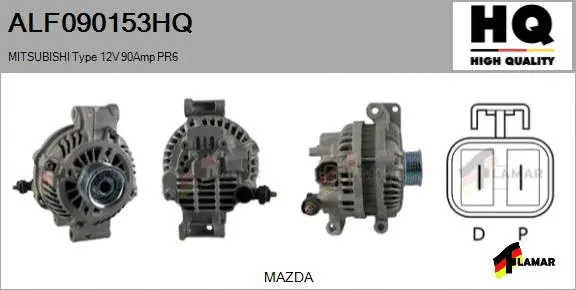 Alternator (ALF090153HQ)
