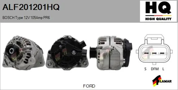 Alternator (ALF201201HQ)