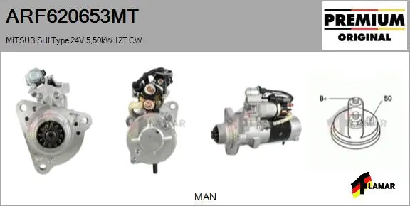 Starter (ARF620653MT)