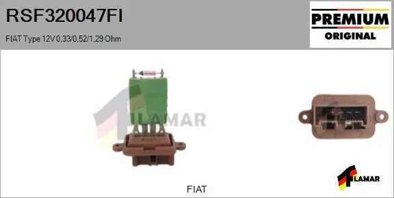 Resistor, interior blower (RSF320047FI)