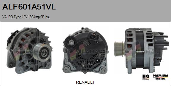 Alternator (ALF601A51VL)