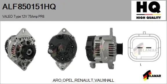 Alternator (ALF850151HQ)