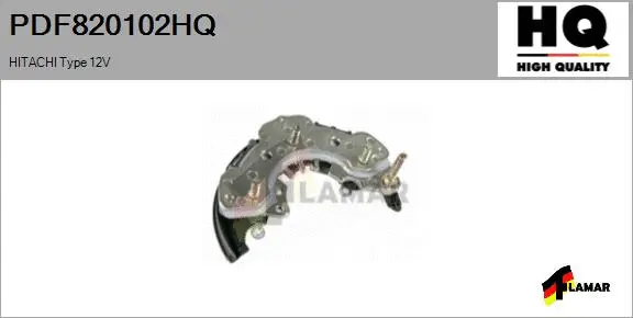 Rectifier, alternator (PDF820102HQ)