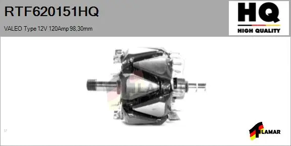 Rotor, alternator (RTF620151HQ)
