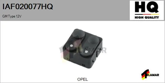 Switch, window regulator (IAF020077HQ)