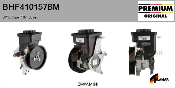 Hydraulic Pump, steering (BHF410157BM)
