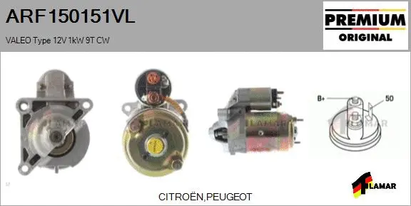 Starter (ARF150151VL)