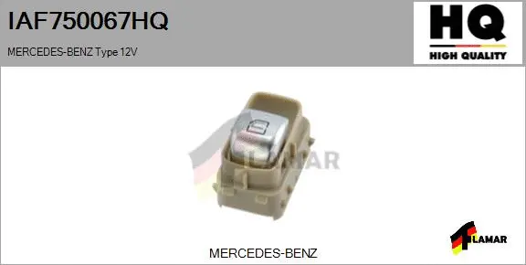 Switch, window regulator (IAF750067HQ)