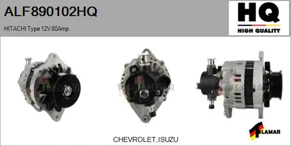Alternator (ALF890102HQ)