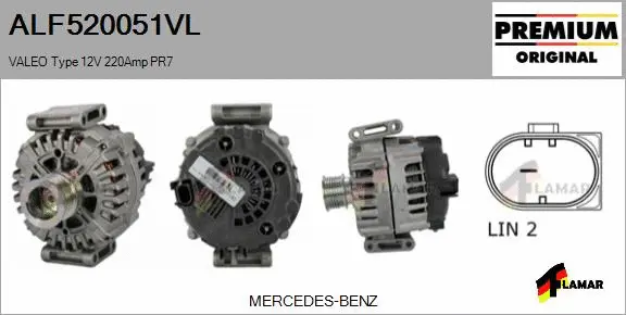 Alternator (ALF520051VL)