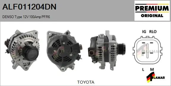 Alternator (ALF011204DN)