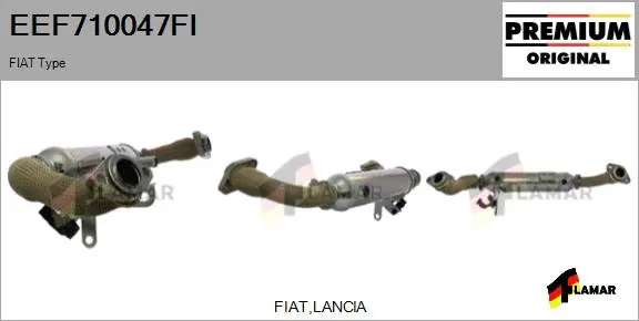 Cooler, exhaust gas recirculation (EEF710047FI)