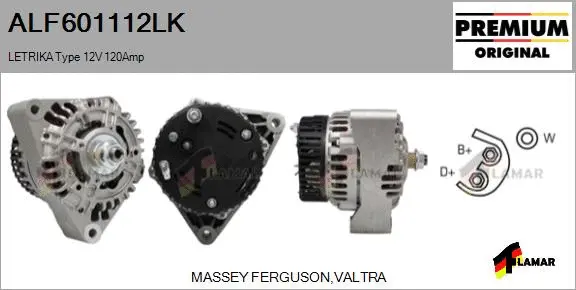Alternator (ALF601112LK)