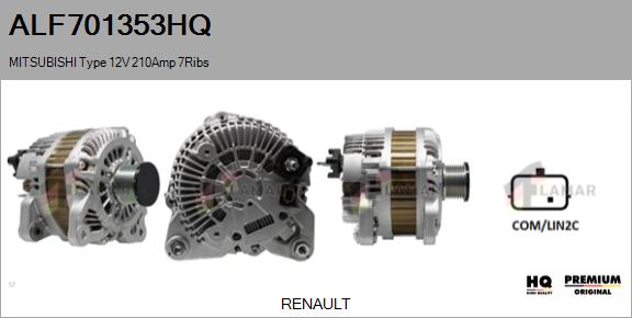 Alternator (ALF701353HQ)