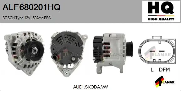 Alternator (ALF680201HQ)
