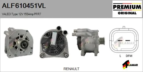 Alternator (ALF610451VL)