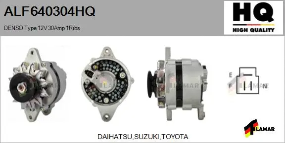 Alternator (ALF640304HQ)