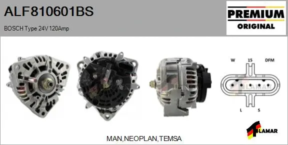 Alternator (ALF810601BS)