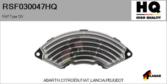 Resistor, interior blower (RSF030047HQ)