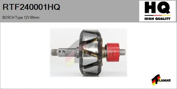 Rotor, alternator (RTF240001HQ)
