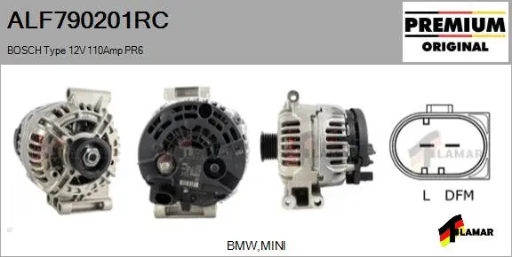 Alternator (ALF790201RC)
