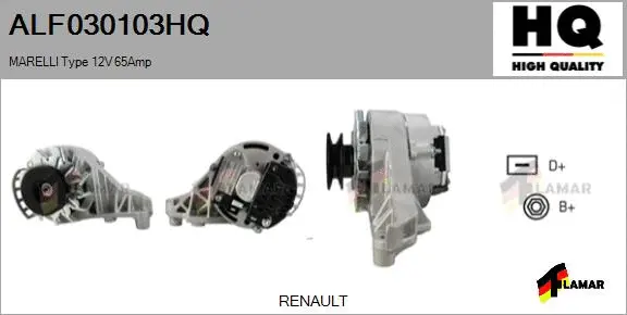 Alternator (ALF030103HQ)
