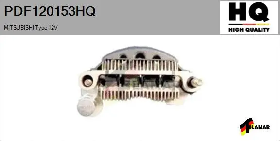 Rectifier, alternator (PDF120153HQ)