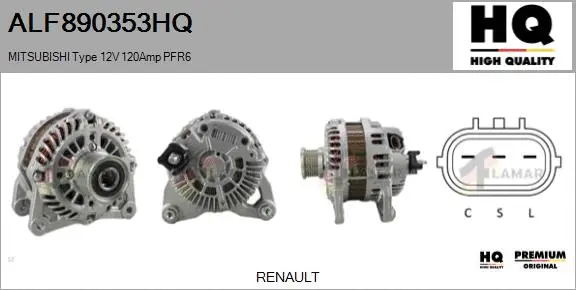 Alternator (ALF890353HQ)