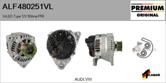 Alternator (ALF480251VL)