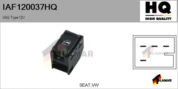 Switch, window regulator (IAF120037HQ)