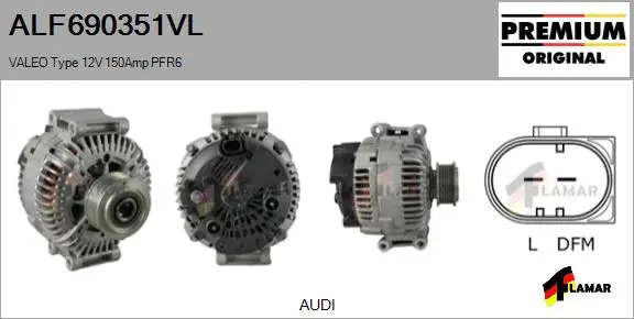 Alternator (ALF690351VL)
