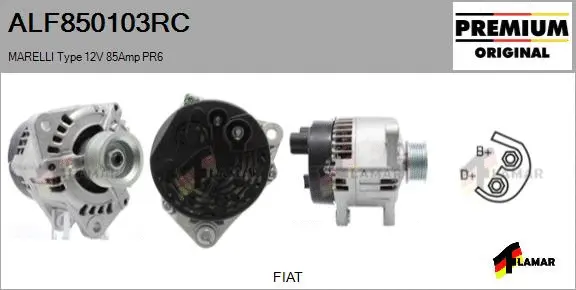 Alternator (ALF850103RC)