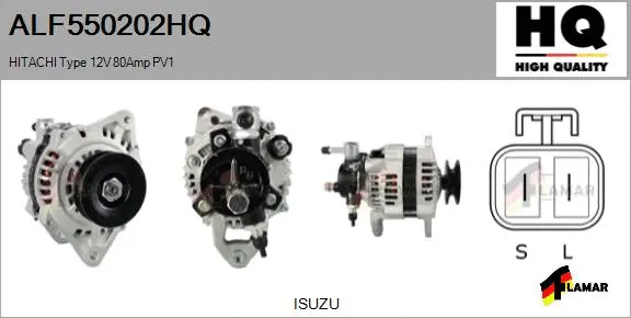 Alternator (ALF550202HQ)