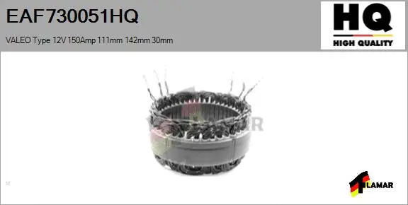 Stator, alternator (EAF730051HQ)