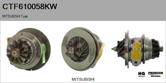 Core assembly, turbocharger (CTF610058KW)