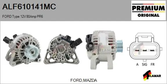 Alternator (ALF610141MC)