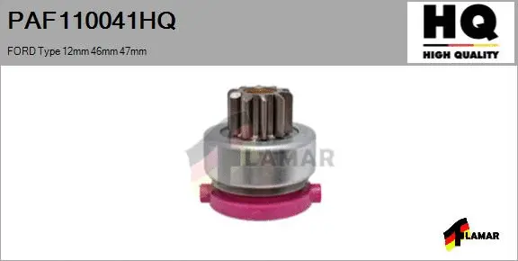 Pinion, starter (PAF110041HQ)