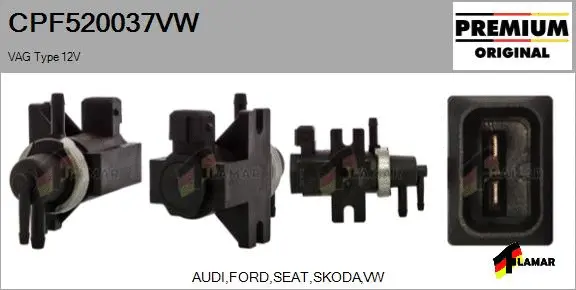 Pressure Converter, exhaust control (CPF520037VW)