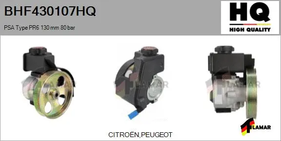 Hydraulic Pump, steering (BHF430107HQ)