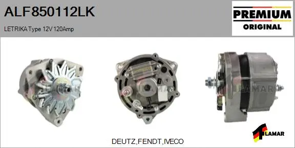 Alternator (ALF850112LK)