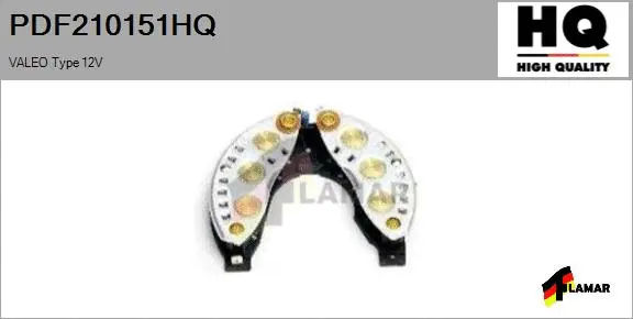 Rectifier, alternator (PDF210151HQ)