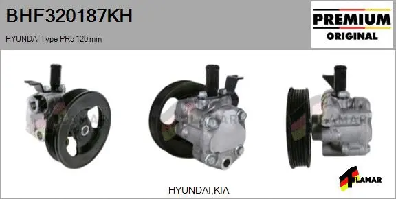 Hydraulic Pump, steering (BHF320187KH)