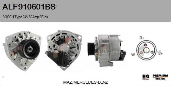 Alternator (ALF910601BS)
