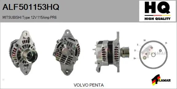 Alternator (ALF501153HQ)