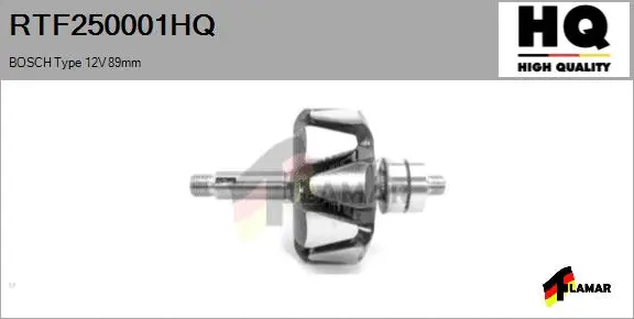 Rotor, alternator (RTF250001HQ)