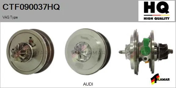 Core assembly, turbocharger (CTF090037HQ)