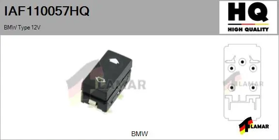 Switch, window regulator (IAF110057HQ)